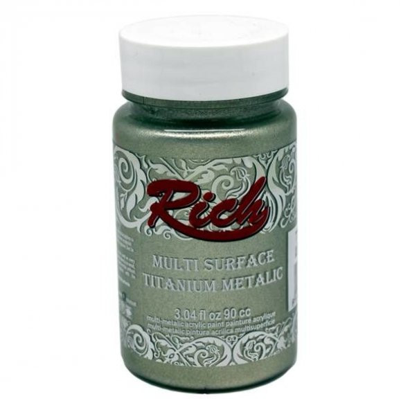 Rich Multi Surface Titanium Metalik Boya 90 cc. 2504 ANTİK GÜMÜŞ ürün görseli