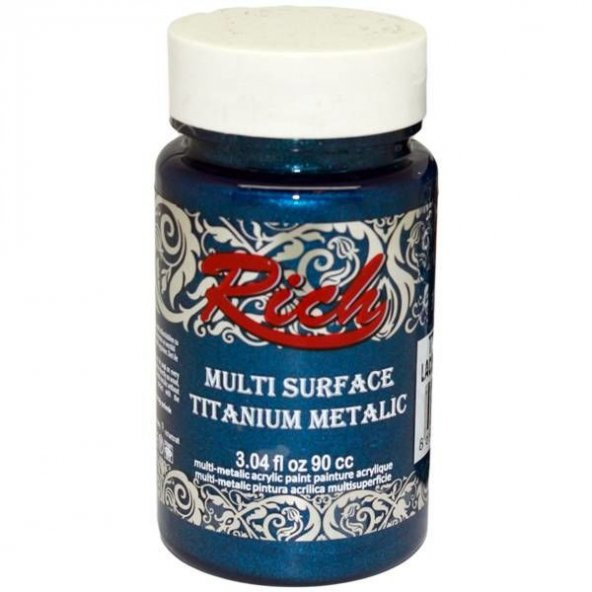 Rich Multi Surface Titanium Metalik Boya 90 cc. 2568 LACİVERT
