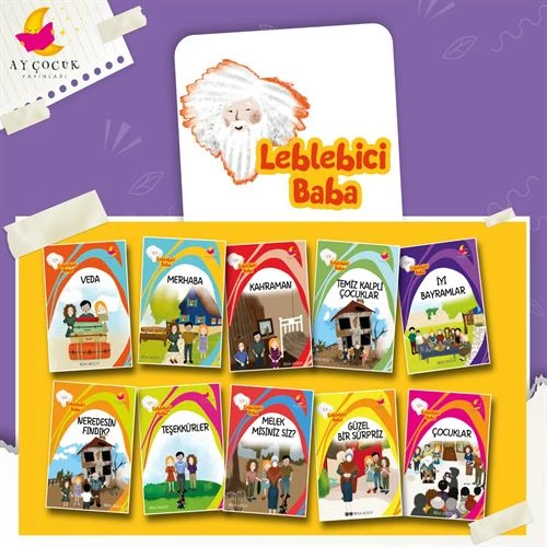 Ay Çocuk 2. Ve 3. Sınıf Leblebici Baba Hikaye Seti 10 Kitap 2024