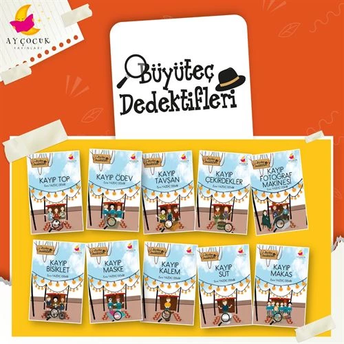 Ay Çocuk 3. Ve 4. Sınıf Büyüteç Dedektifleri Hikaye Seti 10 Kitap 2024