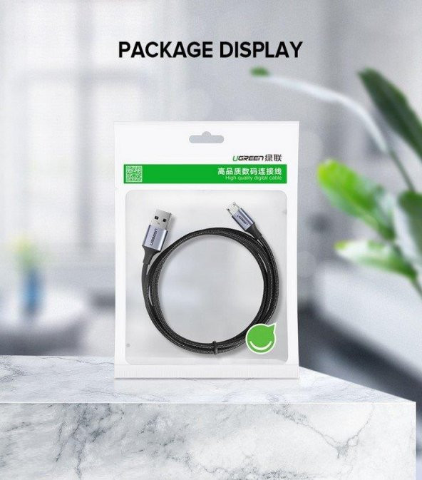 Ugreen 2.4A USB to Mikro Usb Kablo 100Cm - 4