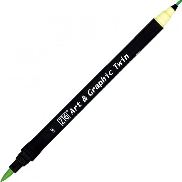 Zig Art & Graphic Twin Marker Çizim Kalemi 53 Lime Green ürün görseli 1