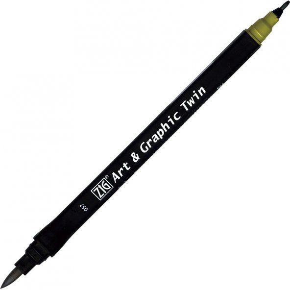 Zig Art & Graphic Twin Marker Çizim Kalemi 57 Olive Green