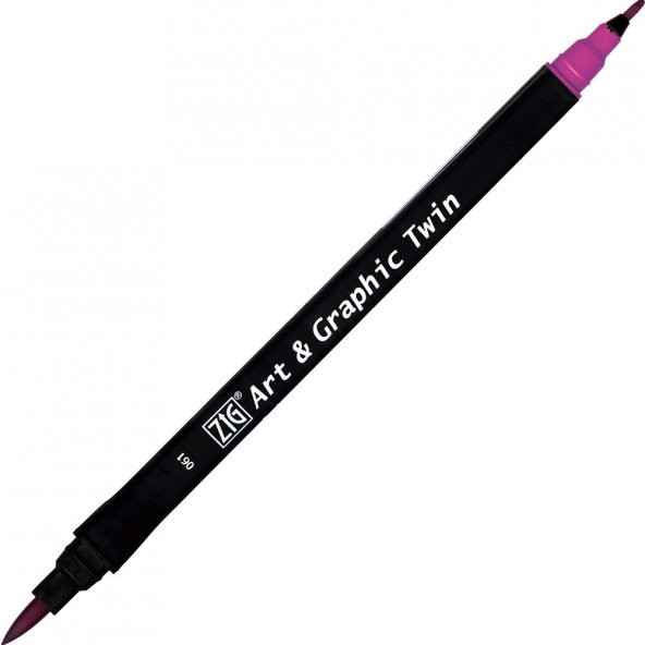 Zig Art & Graphic Twin Marker Çizim Kalemi 61 Dark Mauve