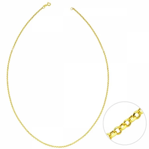 55 Cm Altın Doc Zincir