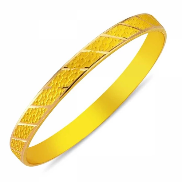 14 Ayar Altın Hediyelik Bilezik 7mm ürün görseli 1