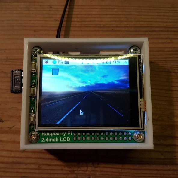Raspberry Pi Zero (W) 2.4 Dokunmatik Ekranlı Konut (Mini Pc)  Raspberry Pi Zero (W) Gehäuse Mit 2,4 Dokunmatik Ekran (Mini Pc) Plastik Aparat - 4