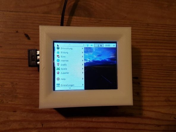 Raspberry Pi Zero (W) 2.4 Dokunmatik Ekranlı Konut (Mini Pc)  Raspberry Pi Zero (W) Gehäuse Mit 2,4 Dokunmatik Ekran (Mini Pc) Plastik Aparat - 7