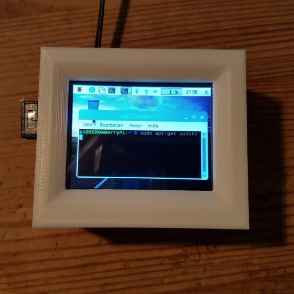 Raspberry Pi Zero (W) 2.4 Dokunmatik Ekranlı Konut (Mini Pc)  Raspberry Pi Zero (W) Gehäuse Mit 2,4 Dokunmatik Ekran (Mini Pc) Plastik Aparat - 9
