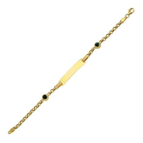 Altın Nazar Boncuklu Çocuk Bileklik ürün görseli