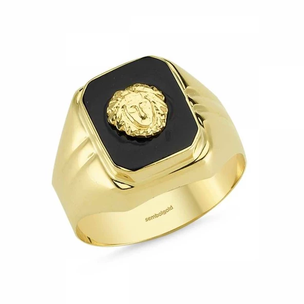 Altın Erkek Yüzük Arma ürün görseli 1