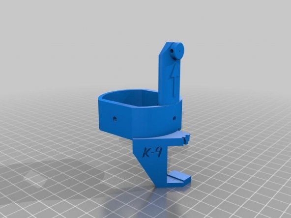 K-9 Roket Thrust Vektör Kontrolü Gimbal V7 Plastik Aparat - 11