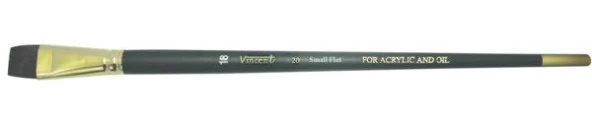 Vincent 20 Serisi Sentetik Samur Kısa Kıllı Yassı Fırça No:8