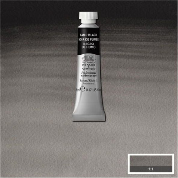 Winsor & Newton Professional Sulu Boya 5 ml. 337 Lamp Black