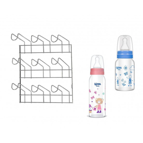 BİBERON KURUTUCU ASKI DUVAR MONTE 19x12x24cm