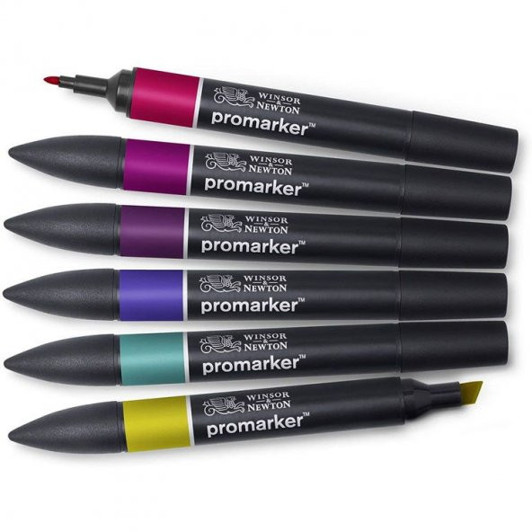 Winsor & Newton Promarker Rich Tones Zengin Tonlar Seti (6 Renk)
