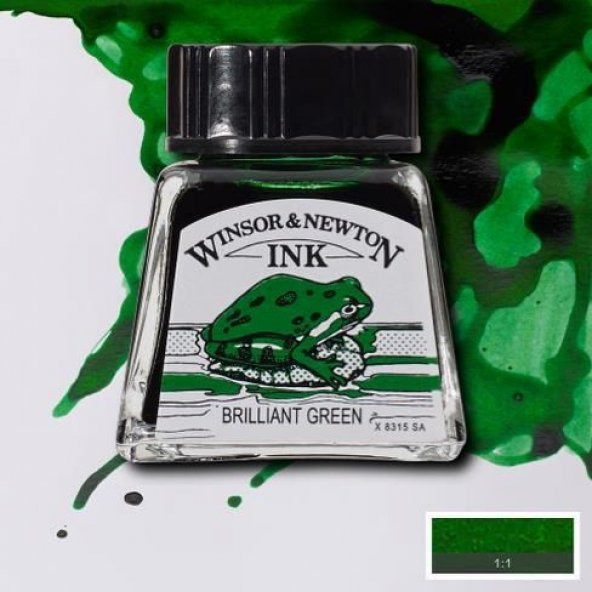 Winsor & Newton Drawing Ink Çizim Mürekkebi 046 Brilliant Green