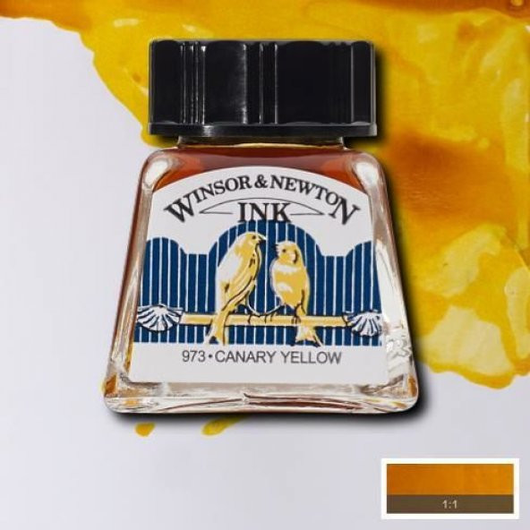 Winsor & Newton Drawing Ink Çizim Mürekkebi 123 Canary Yellow