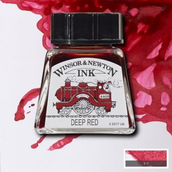 Winsor & Newton Drawing Ink Çizim Mürekkebi 227 Deep Red