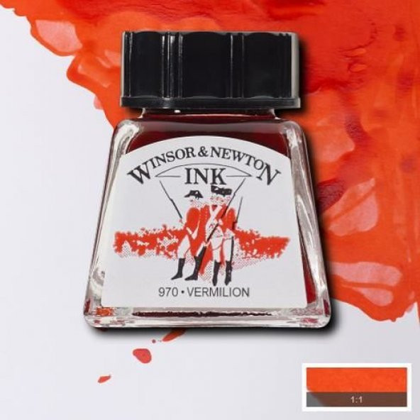 Winsor & Newton Drawing Ink Çizim Mürekkebi 680 Vermilion