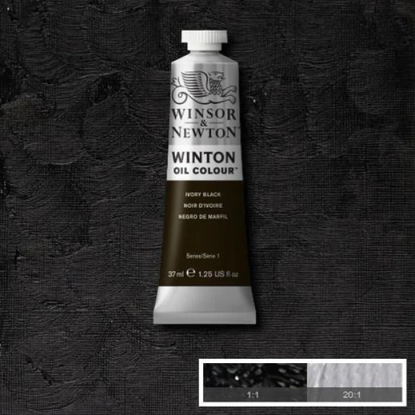 Winsor & Newton Winton Yağlı Boya 37 ml. 24 Ivory Black