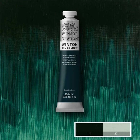 Winsor & Newton Winton Yağlı Boya 200 ml. 048 Phthalo Deep Green