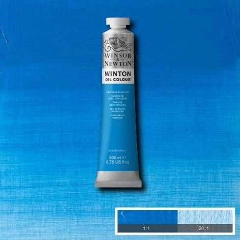 Winsor & Newton Winton Yağlı Boya 200 ml. 10 Cerulean Blue Hue