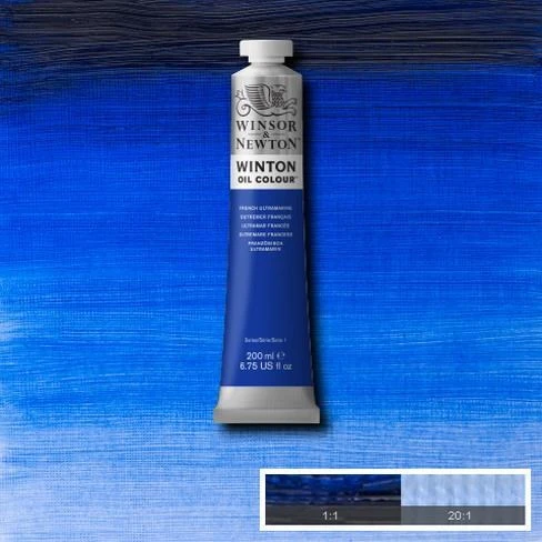 Winsor & Newton Winton Yağlı Boya 200 ml. 21 French Ultramarine