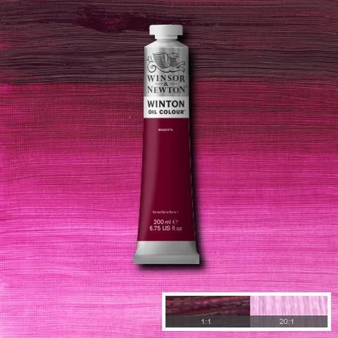 Winsor & Newton Winton Yağlı Boya 200 ml. 28 Magenta ürün görseli 1