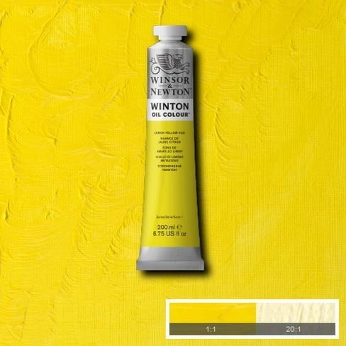 Winsor & Newton Winton Yağlı Boya 200 ml. 26 Lemon Yellow Hue ürün görseli 1