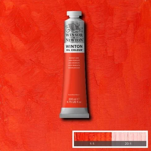 Winsor & Newton Winton Yağlı Boya 200 ml. 38 Scarlet Lake