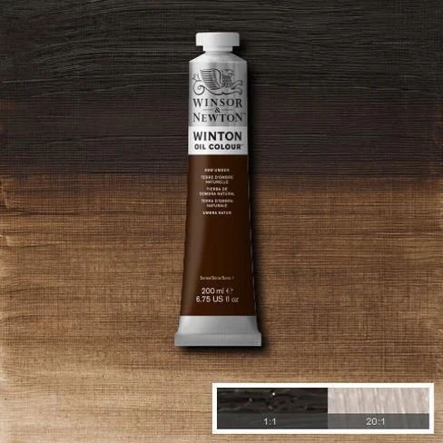 Winsor & Newton Winton Yağlı Boya 200 ml. 35 Raw Umber