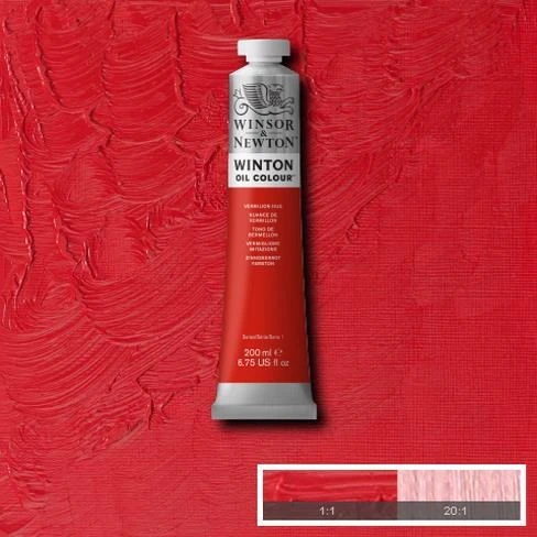 Winsor & Newton Winton Yağlı Boya 200 ml. 42 Vermilion Hue