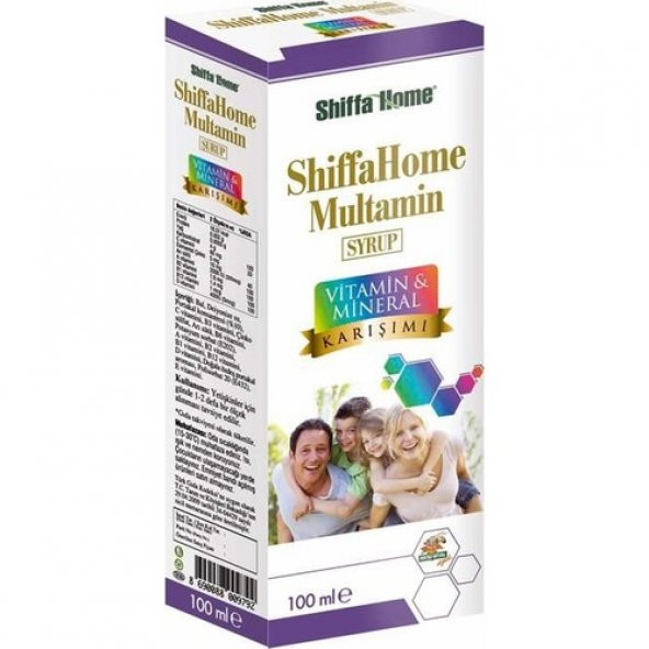 Shiffa Home Multamin Vitamin Ve Mineral Karışımı 100 ml ürün görseli 1