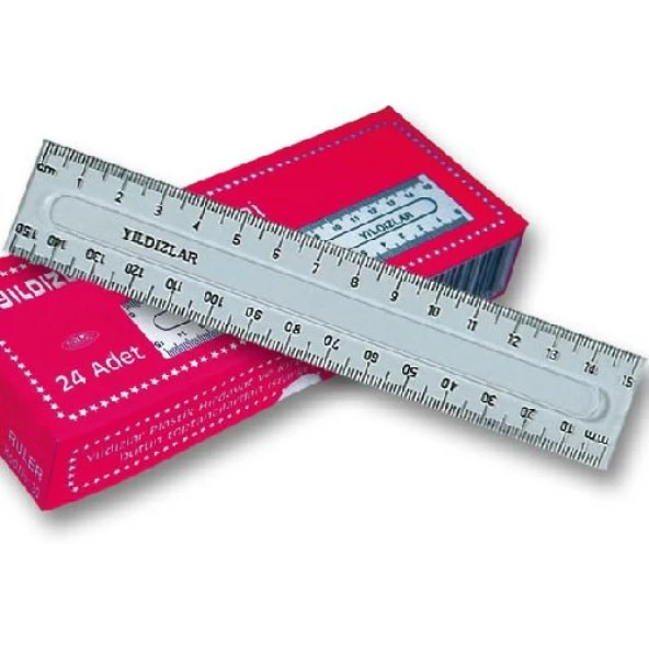 Yıldızlar Plastik Cetvel 15 cm.
