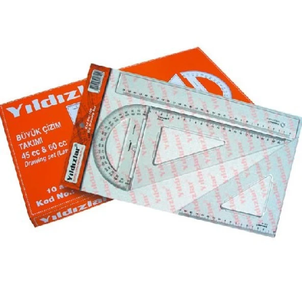 Yıldızlar Plastik Büyük Çizim Takımı