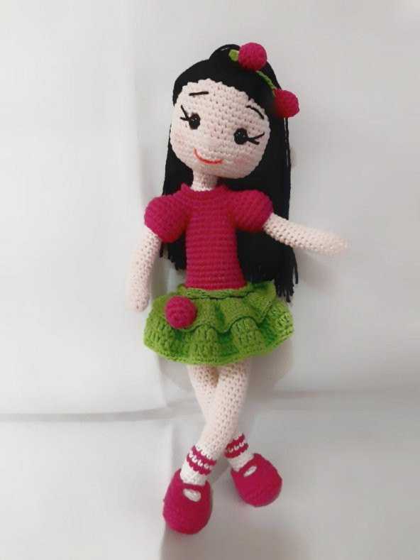 Vişne Bebek Amigurumi Organik Oyuncak - 2
