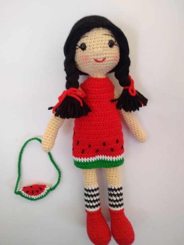 Karpuz Bebek Amigurumi Organik Oyuncak - 2