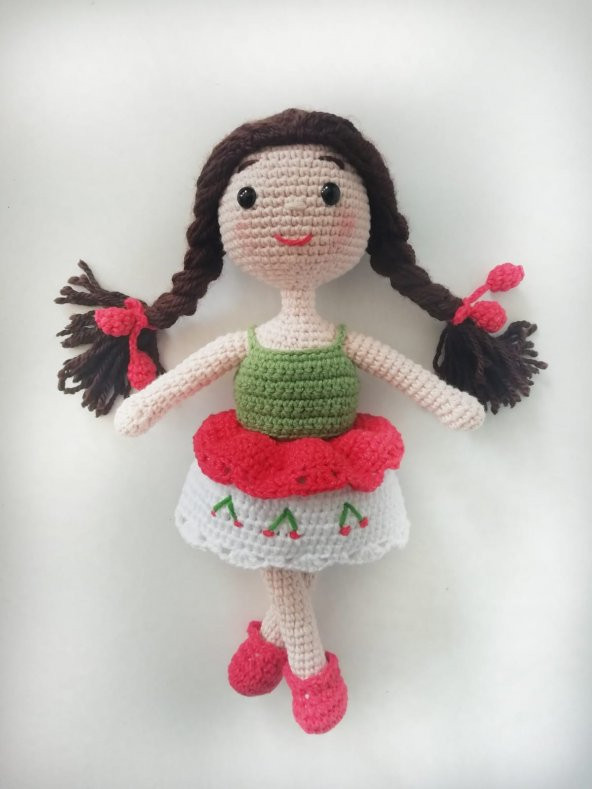 Kiraz Bebek Amigurumi Organik Oyuncak - 2