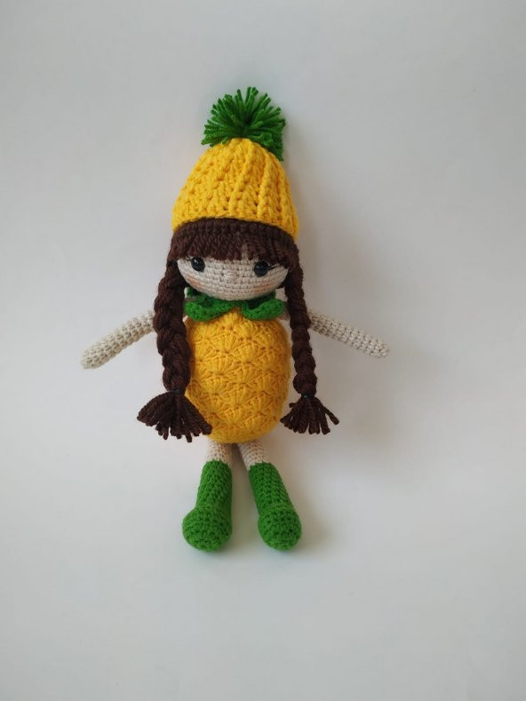 Ananas Bebek Amigurumi Organik Oyuncak - 2
