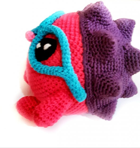 Kikiroki Kirpi Amigurumi Organik Oyuncak - 2