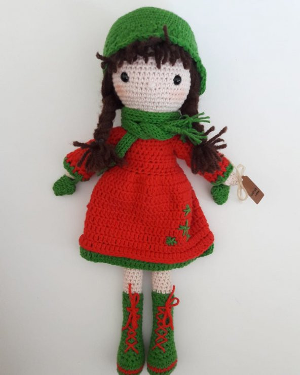 Kış Bebeği Amigurumi Organik Oyuncak - 1