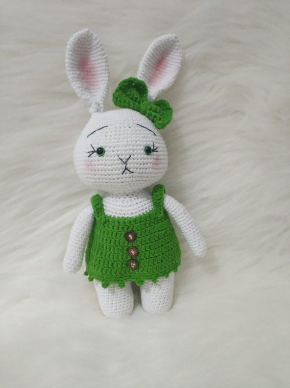 Tavşan Nana Amigurumi Organik Oyuncak - 1