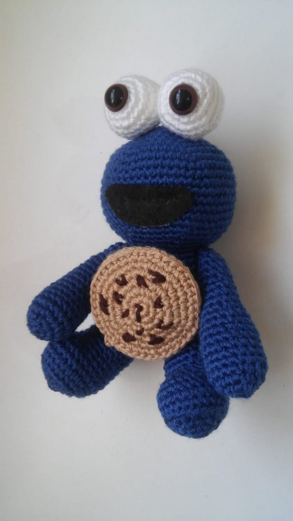 Kurabiye Canavarı Amigurumi Organik Oyuncak - 2