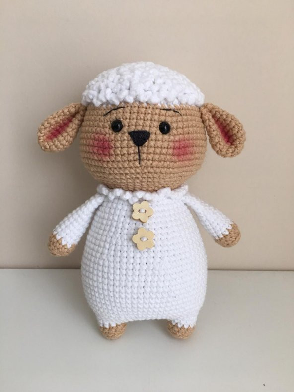 Tombik Kuzu Amigurumi Organik Oyuncak