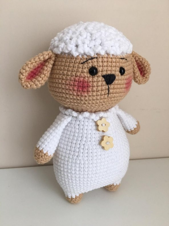 Tombik Kuzu Amigurumi Organik Oyuncak - 2