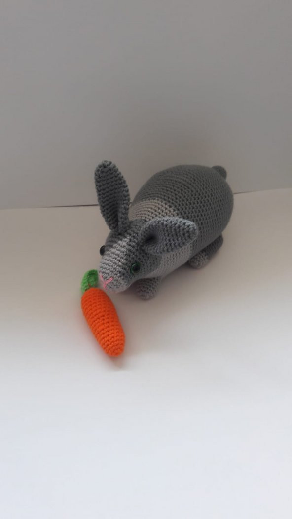 Kır Tavşanı Amigurumi Organik Oyuncak - 1