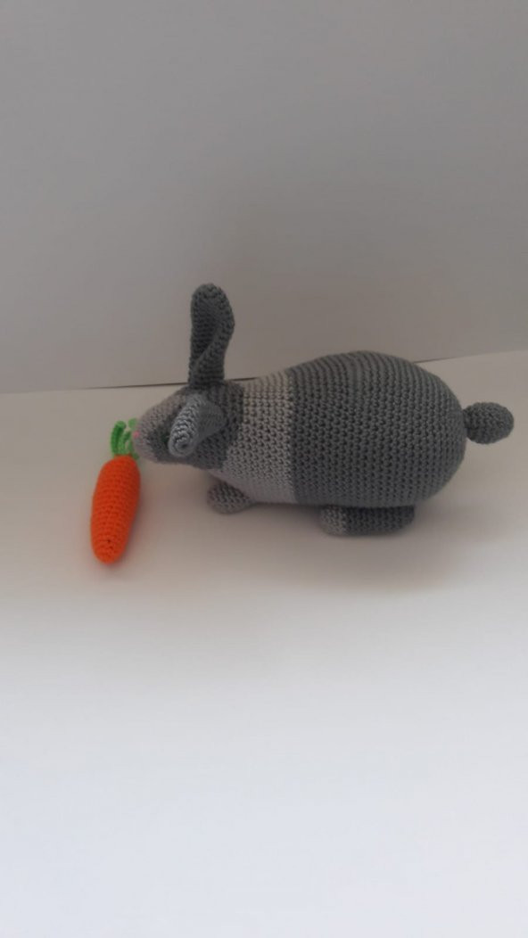 Kır Tavşanı Amigurumi Organik Oyuncak - 2