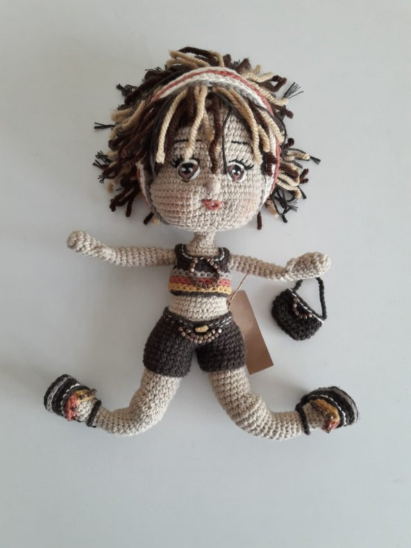 Çılgın Bediş Bebek Amigurumi Organik Oyuncak - 2