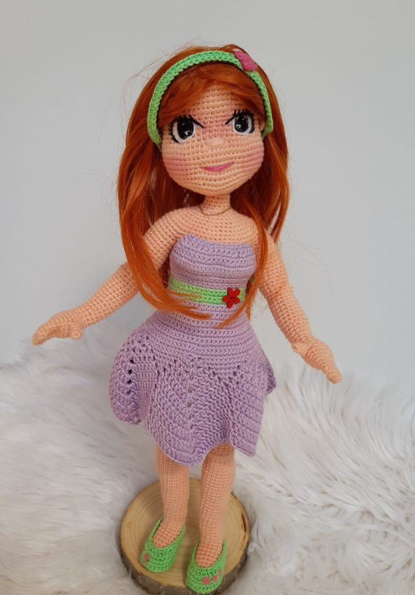 Vasilisa Bebek Amigurumi Organik Oyuncak - 1